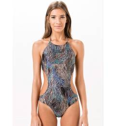 Body recorte estampado Maiô Menton