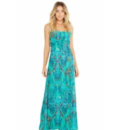 Vestido longo pavao blue Adelina Fantastic