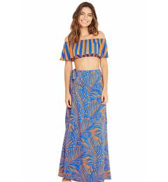 Saia longa folhagem blue Mambo Cayena