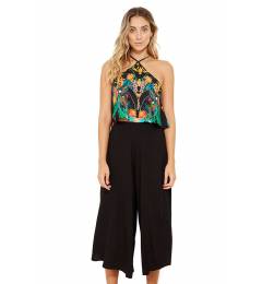 Calça pantacourt lisa preta - CalÇa Nara Preto