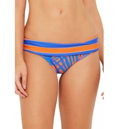 Calcinha faixa e folhagem blue - Bottom Acqua Cayena