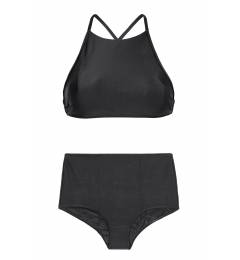 Biquíni cintura alta e cropped top Noiti