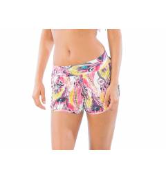 Saída De Praia Short Hippie Pink