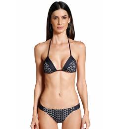 Biquini bicolor preto e branco Anne Kruguer