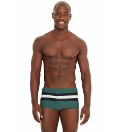 Sunga listra boxer Bari Fit Verde