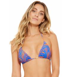 Top folhagem blue cortinha - Top Bojo Cayena