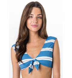 Top listrado laço azul - Top Miracle Sport Blue